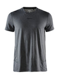 Craft ADV Essence SS Tee M Black melang - Suomen Brodeeraus