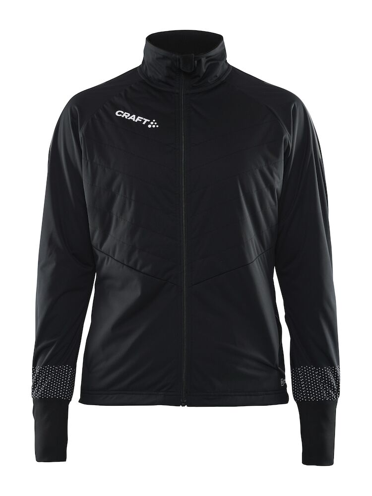 Craft ADV Nordic Ski Club Jacket W Black - Suomen Brodeeraus