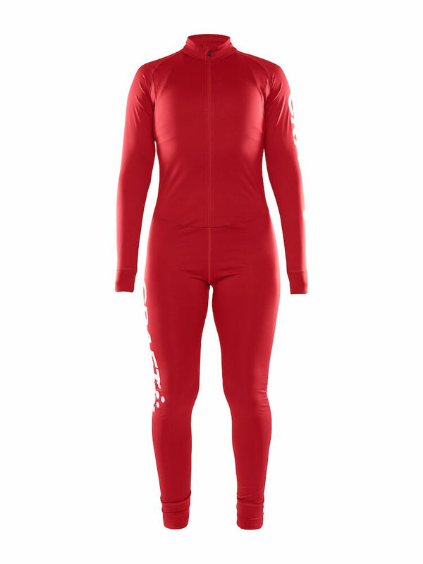 Craft ADV Nordic Ski Club Suit W Bright red - Suomen Brodeeraus