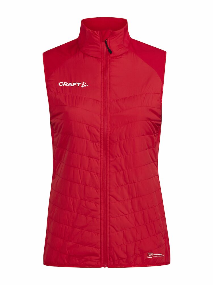 Craft ADV Nordic Ski Club Vest W Bright red - Suomen Brodeeraus