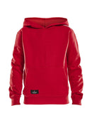 Craft Community Hoodie JR Bright red - Suomen Brodeeraus