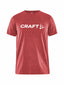 Craft Community Logo SS Tee Jr Bright red - Suomen Brodeeraus