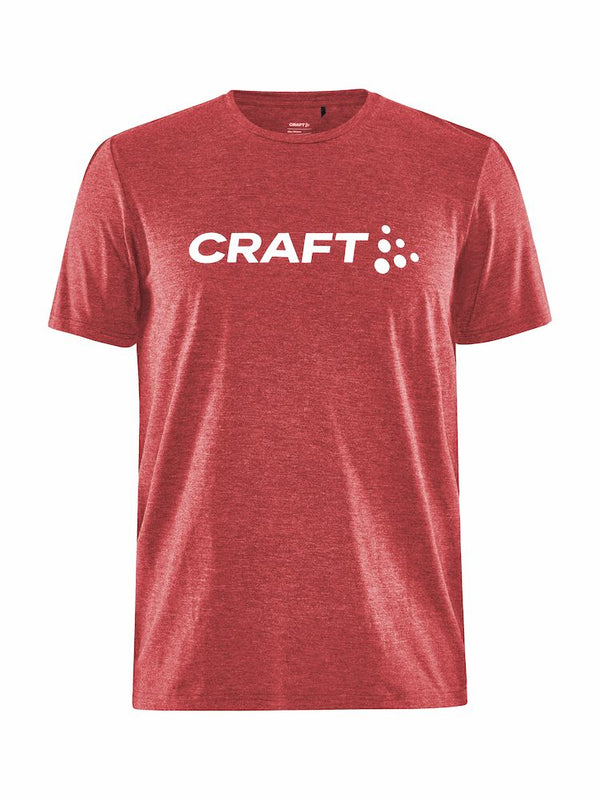 Craft Community Logo SS Tee M Bright red - Suomen Brodeeraus