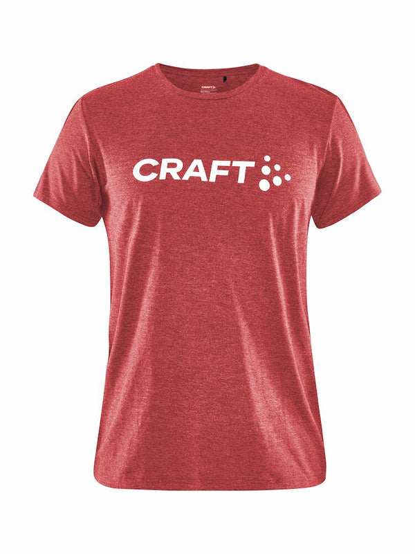 Craft Community Logo SS Tee W Bright red - Suomen Brodeeraus