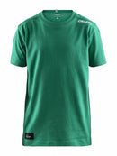 Craft Community Mix SS Tee Jr Team green - Suomen Brodeeraus