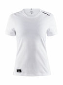 Craft Community Mix ss Tee women White - Suomen Brodeeraus