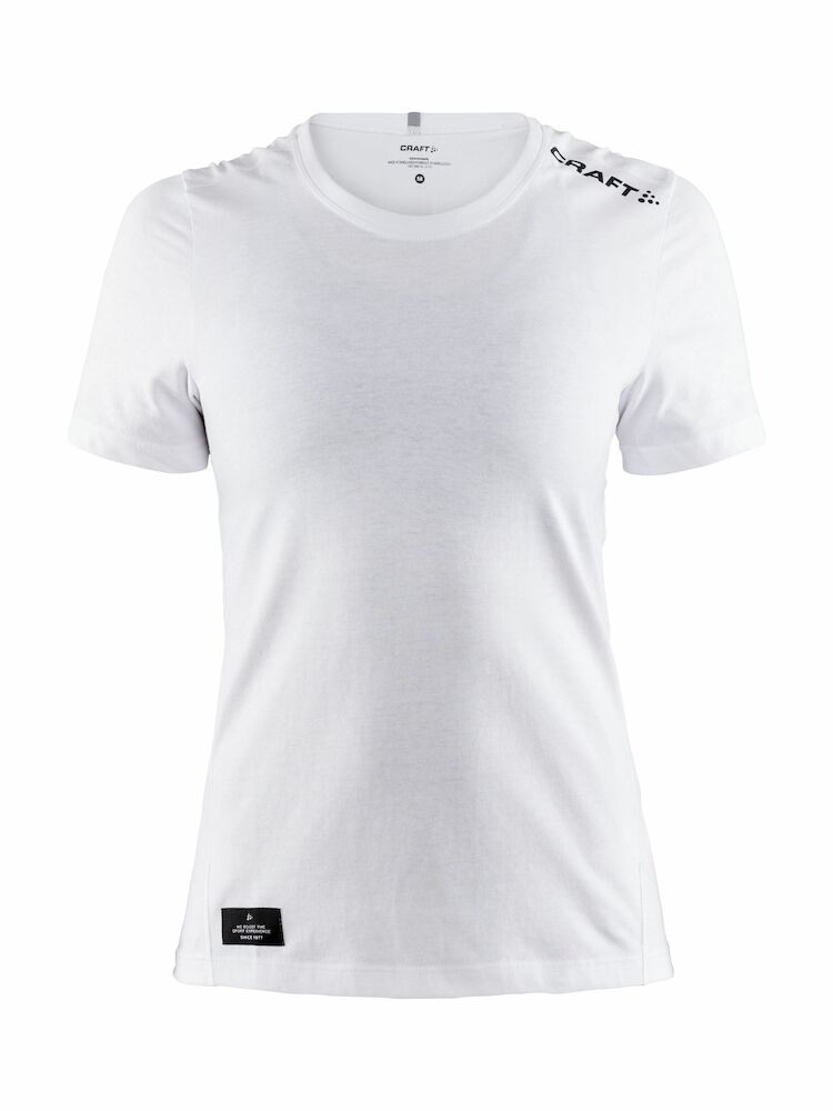 Craft Community Mix ss Tee women White - Suomen Brodeeraus