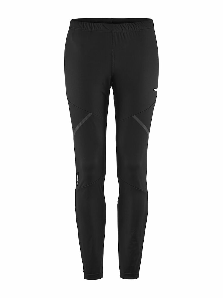 Craft Core Nordic Ski Club Wind Tights M Black - Suomen Brodeeraus