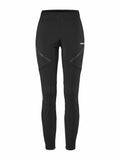 Craft Core Nordic Ski Club Wind Tights W Black - Suomen Brodeeraus