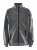 Craft Core Soul Full Zip Jacket Jr Dk greymel. - Suomen Brodeeraus