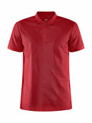 Craft Core Unify Polo Shirt M Bright red - Suomen Brodeeraus