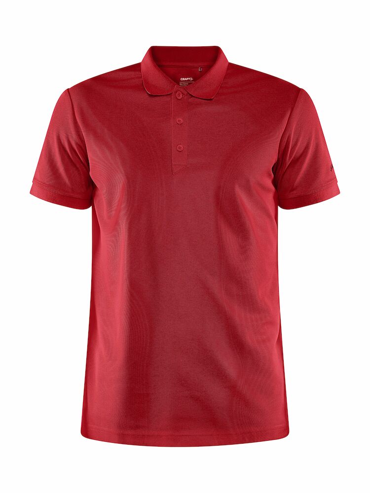 Craft Core Unify Polo Shirt M Bright red - Suomen Brodeeraus