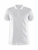 Craft Core Unify Polo Shirt M White - Suomen Brodeeraus
