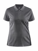 Craft Core Unify Polo Shirt W Granite - Suomen Brodeeraus