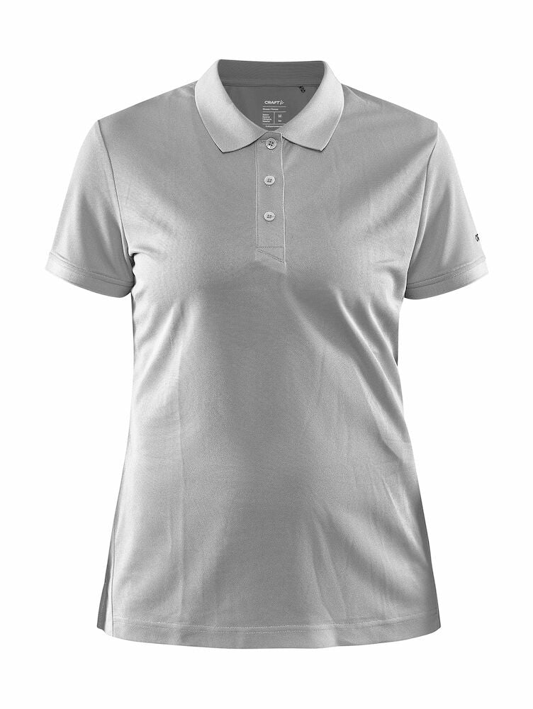 Craft Core Unify Polo Shirt W Grey mel - Suomen Brodeeraus