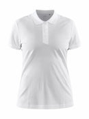 Craft Core Unify Polo Shirt W White - Suomen Brodeeraus