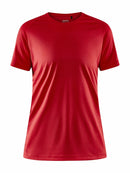 Craft Core Unify Training Tee W Bright red - Suomen Brodeeraus