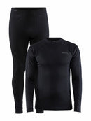 Craft CORE Warm Baselayer Set M Black - Suomen Brodeeraus