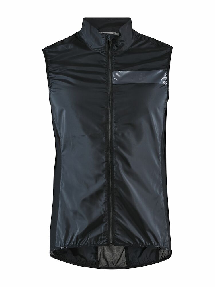 Craft Essence Light Wind Vest M Black - Suomen Brodeeraus