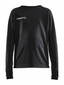Craft Evolve Crew Neck JR Black - Suomen Brodeeraus
