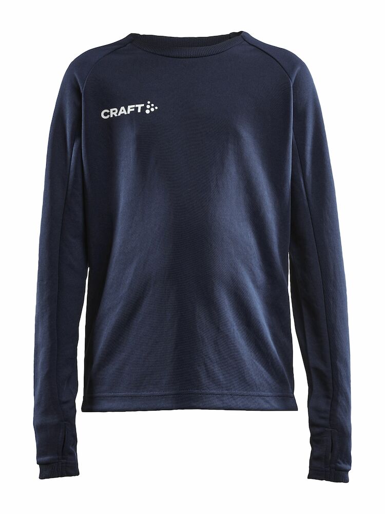 Craft Evolve Crew Neck JR Navy - Suomen Brodeeraus