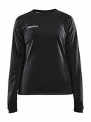 Craft Evolve Crew Neck W Black - Suomen Brodeeraus