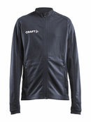 Craft Evolve Full Zip JR Asphalt - Suomen Brodeeraus