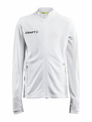 Craft Evolve Full Zip JR White - Suomen Brodeeraus