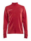 Craft Evolve Full Zip M Bright red - Suomen Brodeeraus
