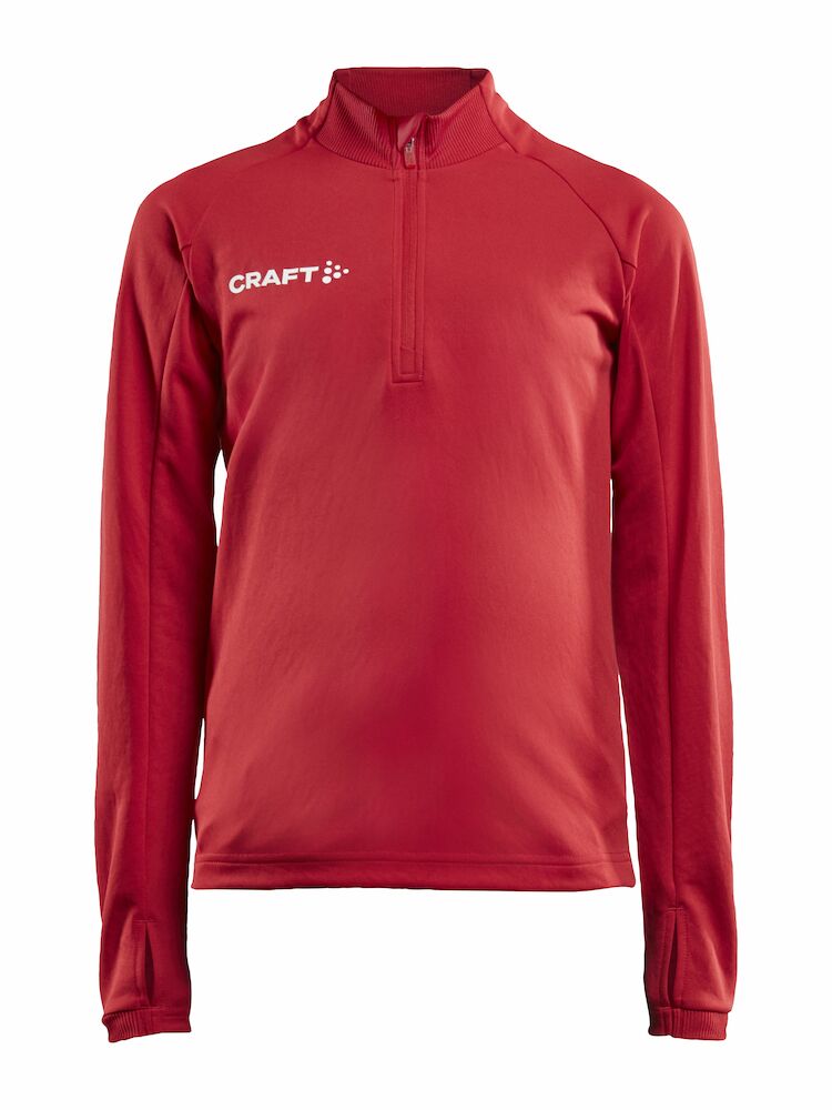 Craft Evolve Halfzip JR Bright red - Suomen Brodeeraus