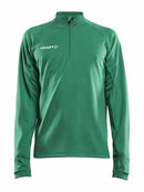 Craft Evolve Halfzip M Team green - Suomen Brodeeraus