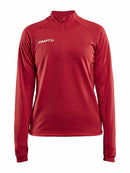 Craft Evolve Halfzip W Bright red - Suomen Brodeeraus