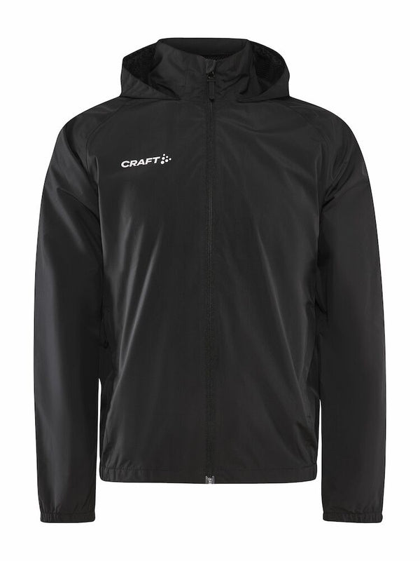 Craft Evolve Rain Jacket Jr Black - Suomen Brodeeraus