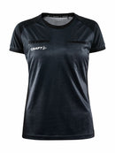 Craft Evolve Referee Jersey W Black - Suomen Brodeeraus
