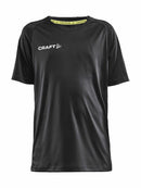 Craft Evolve Tee JR Black - Suomen Brodeeraus