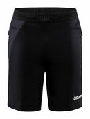 Craft Evolve Zip Pocket Shorts JR Black - Suomen Brodeeraus
