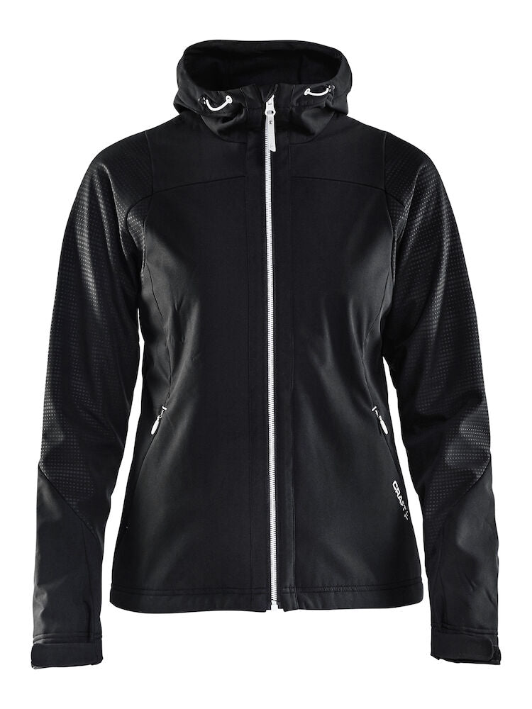 Craft Highland jacket women Black/white - Suomen Brodeeraus