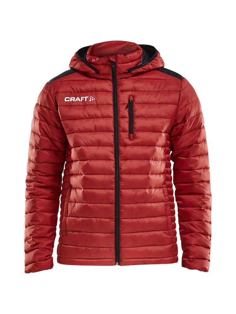 Craft Isolate Jacket men Bright red - Suomen Brodeeraus