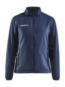 Craft Jacket Warm W Navy - Suomen Brodeeraus