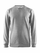 Craft Leisure Crewneck Grey mel - Suomen Brodeeraus