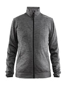 Craft Leisure Jacket women drk grey mel - Suomen Brodeeraus