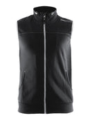 Craft Leisure Vest black/platin - Suomen Brodeeraus