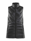 Craft Light Down Vest women BLACK - Suomen Brodeeraus