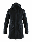 Craft Mountain Padded Parka Black mel - Suomen Brodeeraus