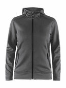 Craft Noble FZ Hood women drk grey mel - Suomen Brodeeraus