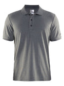 Craft Polo Shirt Pique Classic Dk Grey Mela - Suomen Brodeeraus