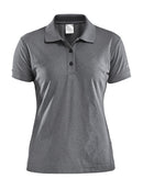 Craft Polo Shirt Pique Classic Dk Grey Mela - Suomen Brodeeraus