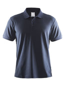 Craft Polo Shirt Pique Classic Navy - Suomen Brodeeraus