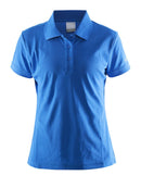 Craft Polo Shirt Pique Classic women Swe blue - Suomen Brodeeraus
