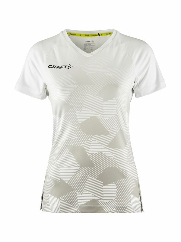 Craft Premier Fade Jersey W White - Suomen Brodeeraus